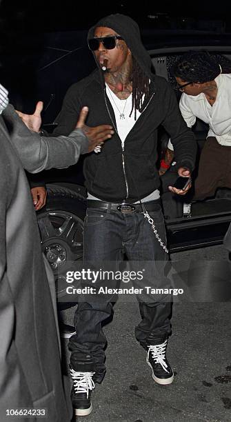 Lil Wayne attends his Welcome Home party hosted by Cash Money Records on November 7, 2010 in Miami, Florida.