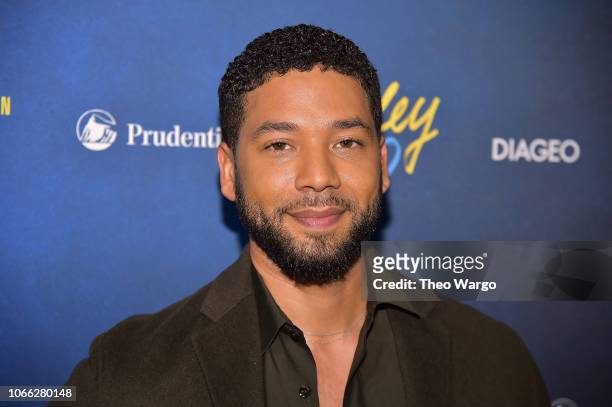 Jussie Smollett attends the Alvin Ailey American Dance Theater's 60th Anniversary Opening Night Gala Benefit at New York City Center on November 28,...