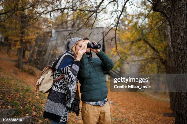 forest explorers - optical stock pictures, royalty-free photos & images