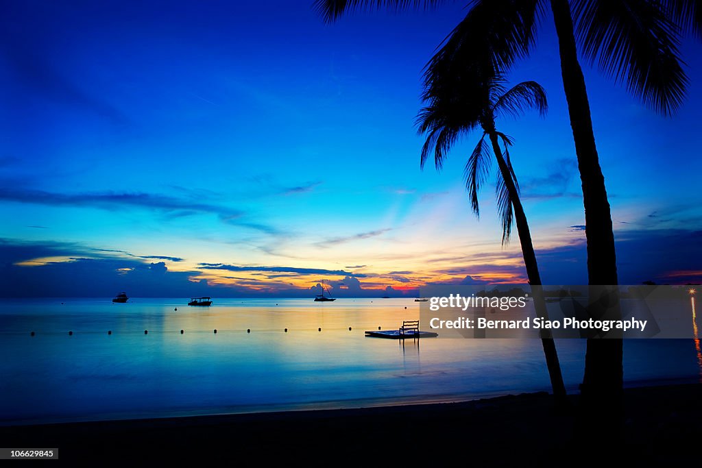 Jamaican Beach, Sunset