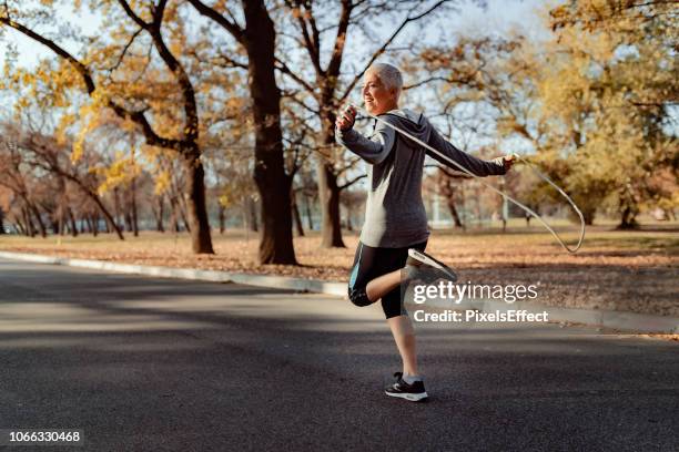 jumping rope is the best exercise - skipping rope stock pictures, royalty-free photos & images