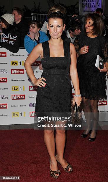 Coleen Rooney arrives for the Pride of Britain Awards at the Grosvenor House Hotel on November 8, 2010 in London, England.