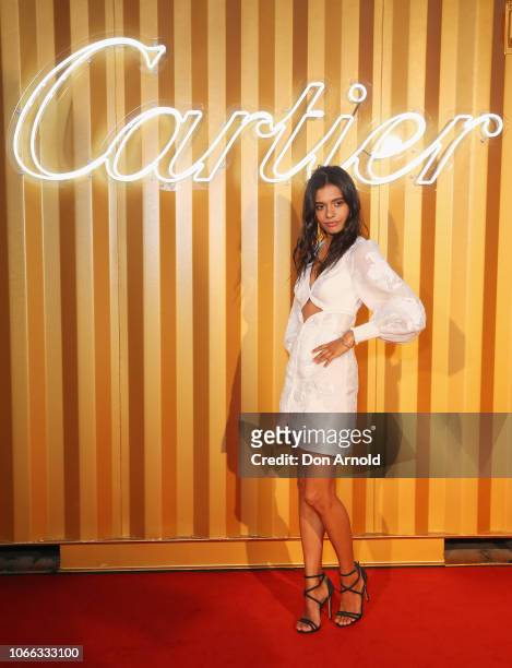 Madeline Madden attends the Cartier Precious Garage Party on November 29, 2018 in Sydney, Australia.
