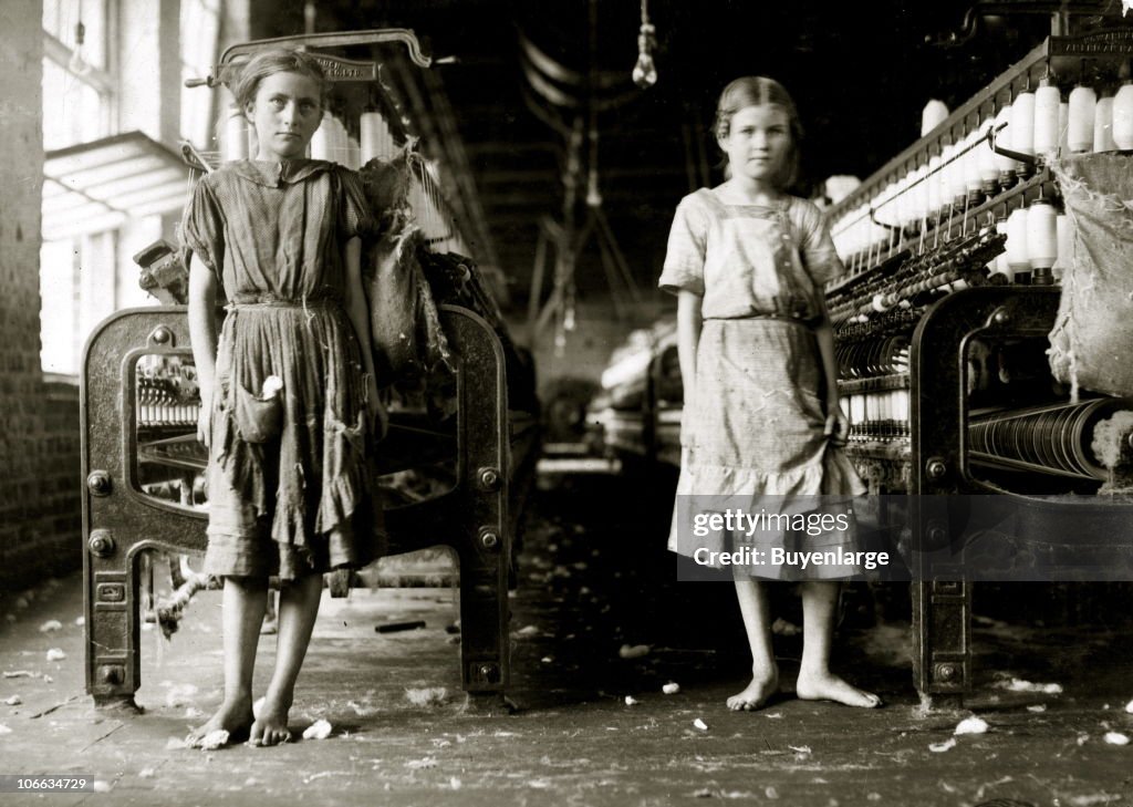 Working At A Cotton Mill