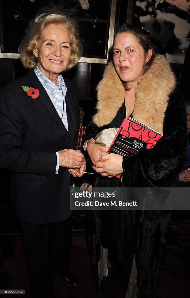 Lady Rona Delves Broughton and Lavinia Verney attend the launch party ...