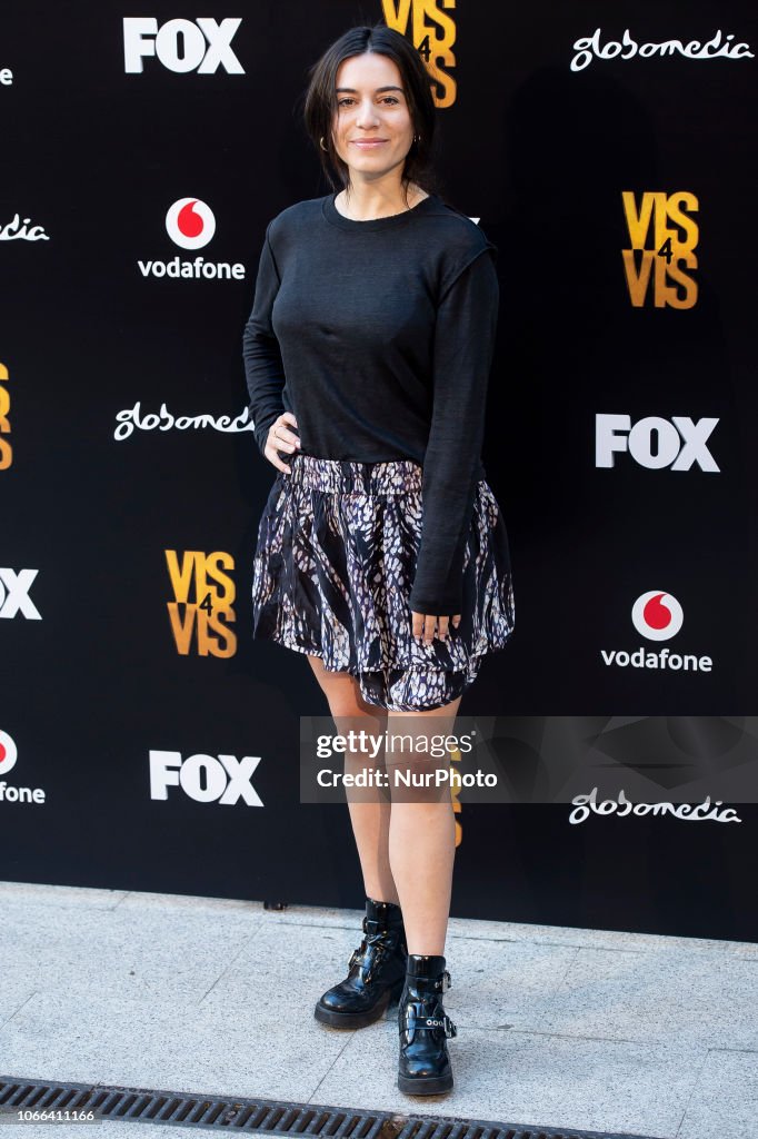 Actress Zaira Perez attends to presentation of Season 4 of Vis a Vis