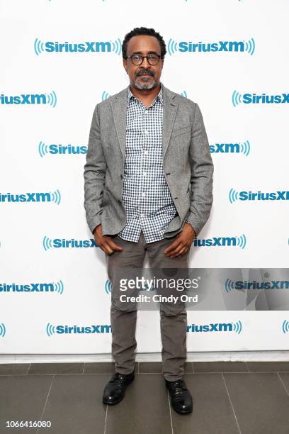 Actor Tim Meadows visits the SiriusXM Studios on November 29, 2018 in New York City.