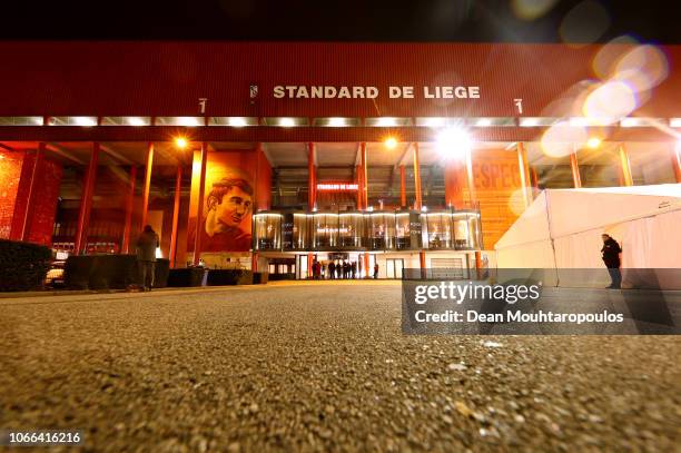 General view outside the stadium prior to the UEFA Europa League Group J match between Royal Standard de Liege and Sevilla at Stade Maurice Dufrasne...