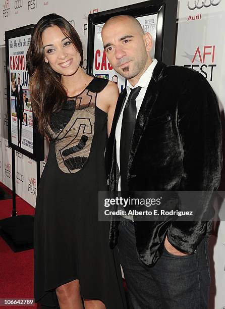 Actress Martina Gusman and filmmaker Pablo Trapero of the film "Carancho" arrive at AFI FEST 2010 presented by Audi held at the Grauman's Chinese...