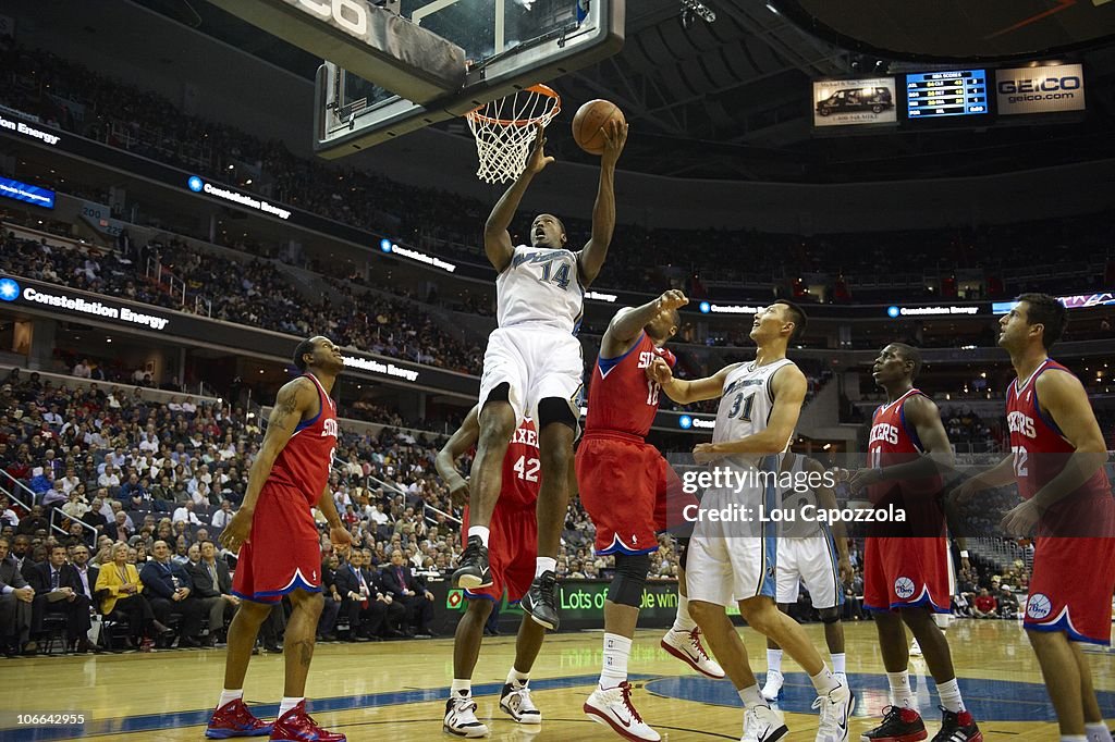 Washington Wizards Al Thornton in action vs Philadelphia 76ers.... News ...