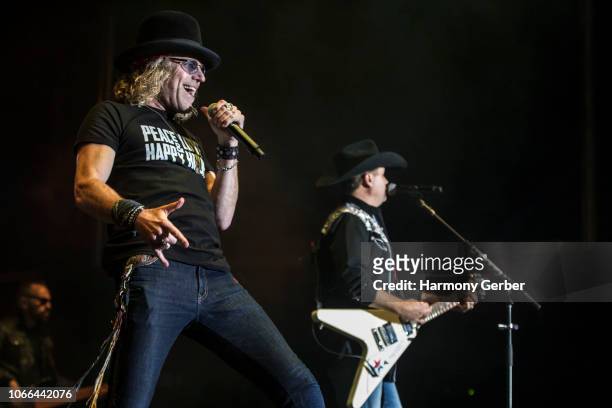 Kenny Alphin and John Rich of Big & Rich perform at the 2018 Driftwood: Country Music, Craft Beer & BBQ Festival at Doheny State Beach on November...