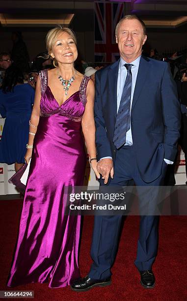 Chris Tarrant and Jane Bird arrive at Pride of Britain Awards at Grosvenor House, on November 8, 2010 in London, England.