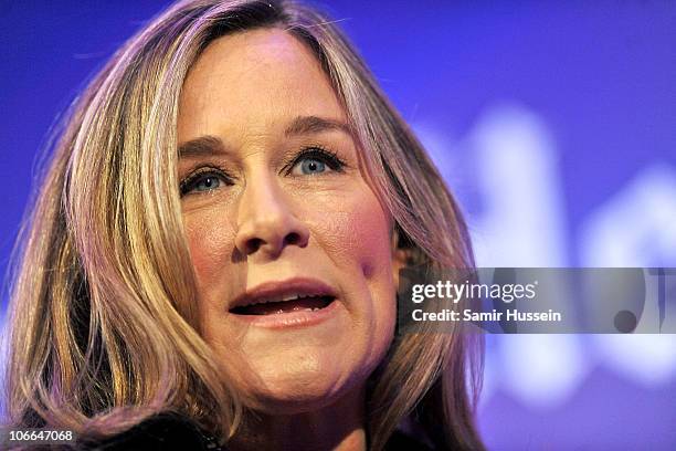 Of Burberry Angela Ahrendts attends Day 1 of the International Herald Tribune Heritage Luxury Conference at theInterContinental Hotel on November 9,...