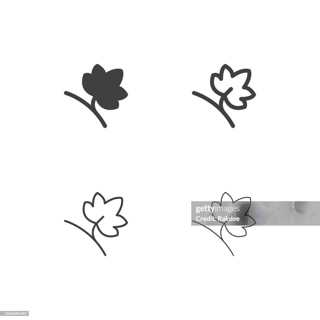 葡萄葉圖示-多系列