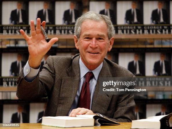 George W. Bush Signs Copies Of His New Memoir "Decision Points" George W. Bush Signs Copies Of His New Memoir "Decision Points"