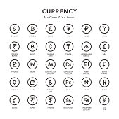 Currency - Medium Line Icons