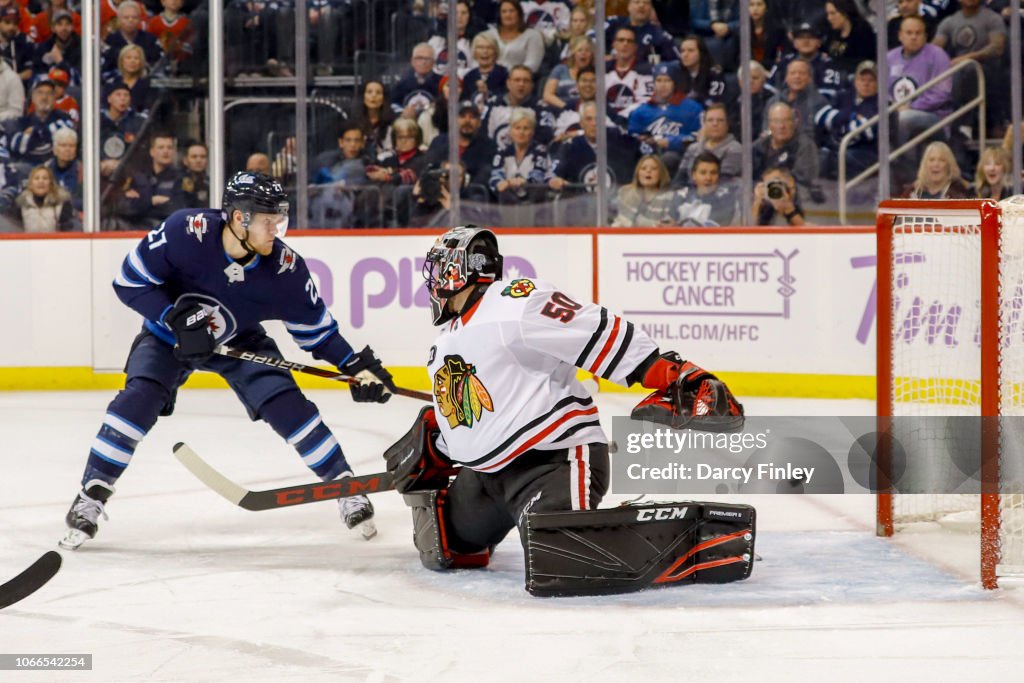 Chicago Blackhawks v Winnipeg Jets