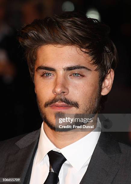 Zac Efron attends the UK premiere of 'The Death and Life of Charlie St. Cloud' at Empire Leicester Square on September 16, 2010 in London, England.