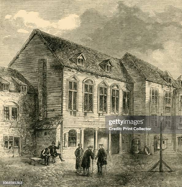 The Marshalsea Prison, in the Eighteenth Century', . Marshalsea Prison on Borough High Street, Southwark, London. Marshalsea was particularly known...