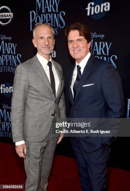 Producer John DeLuca and Director/producer Rob Marshall attend Disney's 'Mary Poppins Returns' World Premiere at the Dolby Theatre on November 29,...