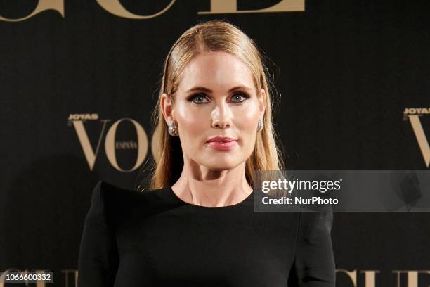 Helen Swedin attends the 'XV Vogue Joyas' awards at Santoa Palace in Madrid, Spain on Nov 29, 2018