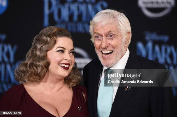 Actor Dick Van Dyke and Arlene Silver arrive at the premiere of Disney's "Mary Poppins Returns" at the El Capitan Theatre on November 29, 2018 in Los...