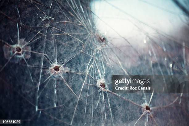 bang bang - bullet holes stockfoto's en -beelden