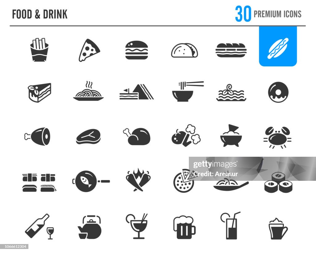 Food & Drinks Icons // Premium Series