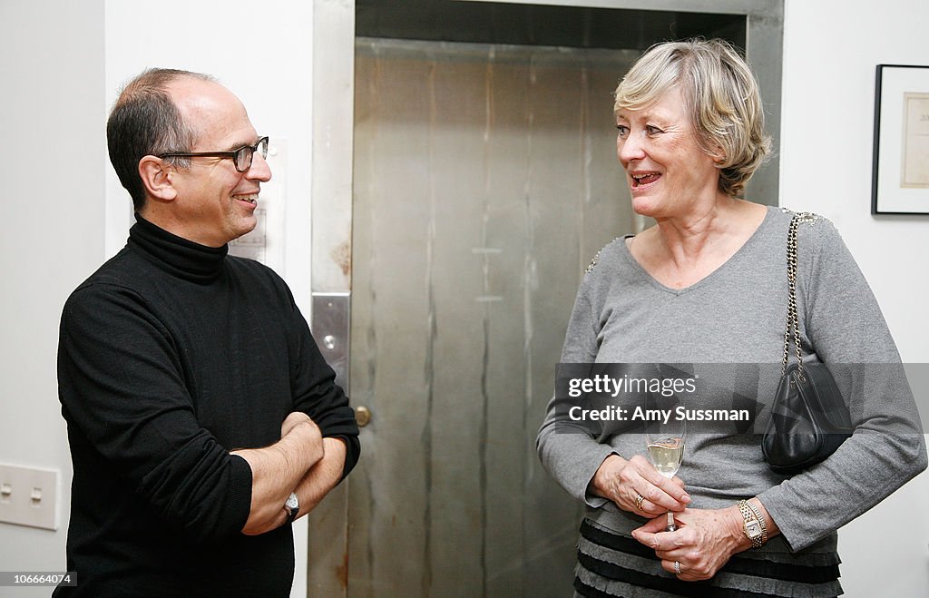 Yvan Roes Writer James Oseland and Yvon Ros attend Culinary Liaisons Culinaires ...