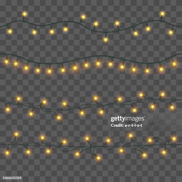 bildbanksillustrationer, clip art samt tecknat material och ikoner med elektriska garland - garland