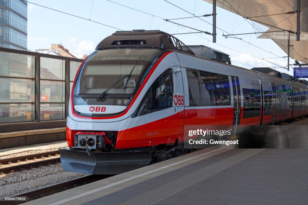 CityJet en estación de tren Wien Hbf