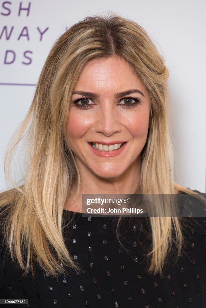 Lisa Faulkner attends the British Takeaway Awards, in association