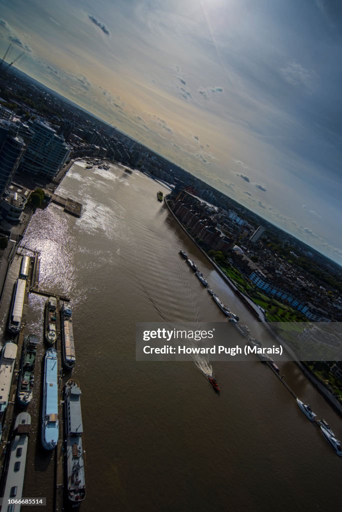 Battersea Upon Thames by Aerial View