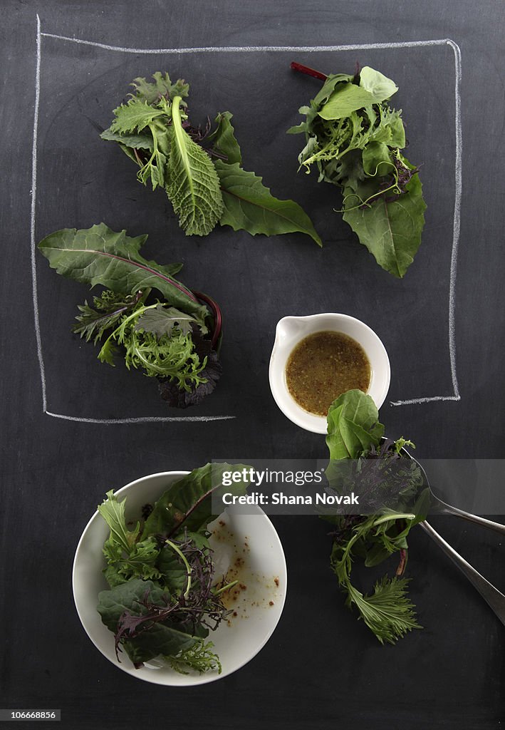 Micro Greens With Balsamic Dressing