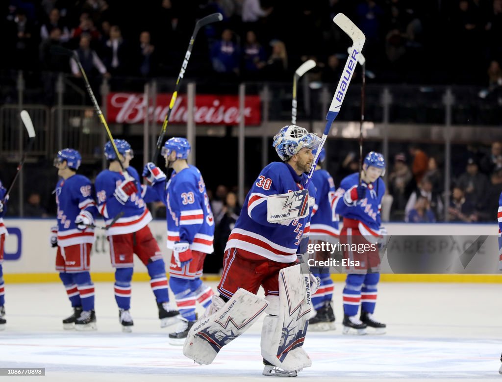 Vancouver Canucks v New York Rangers