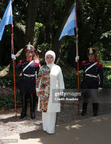 Emine Erdogan , wife of President of Turkey Recep Tayyip Erdogan accompanies Turkish President at the G20 Leaders' Summit in Buenos Aires, Argentina...