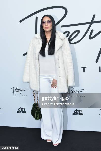 Lamiya Slimani during the launch of Beetique by Dagi Bee at Spindler & Klatt on November 29, 2018 in Berlin, Germany.