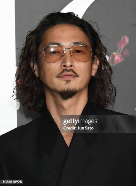 Actor Yosuke Kubozuka attends the photocall for Dior Pre-Fall 2019 Men's Collection at Telecom Center on November 30, 2018 in Tokyo, Japan.