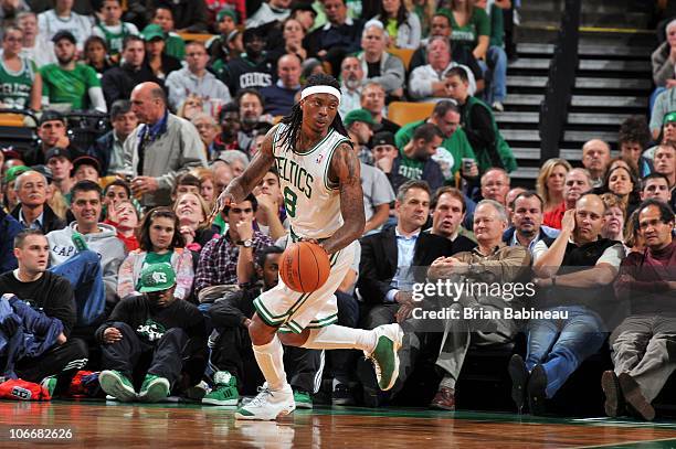 Marquis Daniels of the Boston Celtics during a game on October 20, 2010 at the TD Garden in Boston, Massachusetts. NOTE TO USER: User expressly...