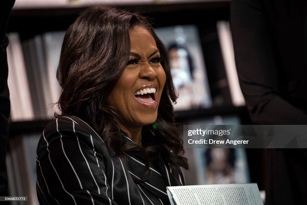 Michelle Obama Promotes Her New Book In New York City