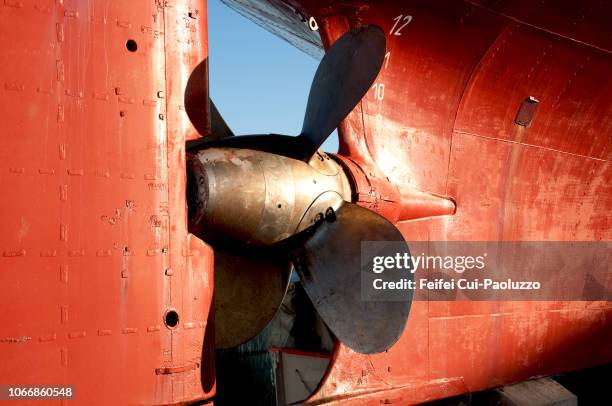 propeller of ship at shipyard of stokmarknes, norway - ship propeller stock pictures, royalty-free photos & images
