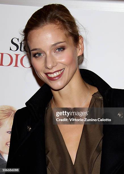 Nora Mogalle attends the "Ti Presento Un Amico" Milan Premiere held at Cinema Apollo on November 10, 2010 in Milan, Italy.