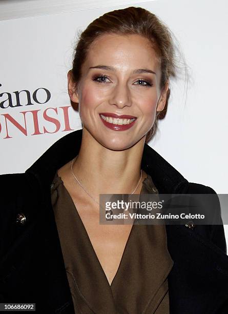 Nora Mogalle attends the "Ti Presento Un Amico" Milan Premiere held at Cinema Apollo on November 10, 2010 in Milan, Italy.