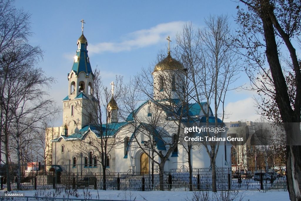 Orthodox church, Sakhalin island, Russian Far East