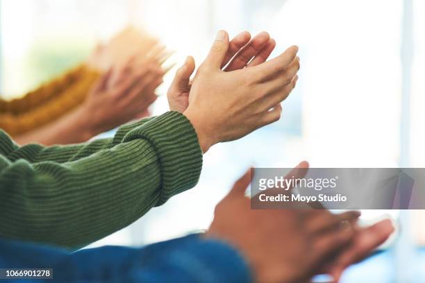 give praise where it is due - applauding stock pictures, royalty-free photos & images