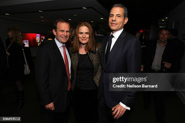 Time Jack Griffin, Mary Pfaff Stengel and Managing Editor Time Richard Stengel attend the TIME's 2010 Person of the Year Panel at Time & Life...