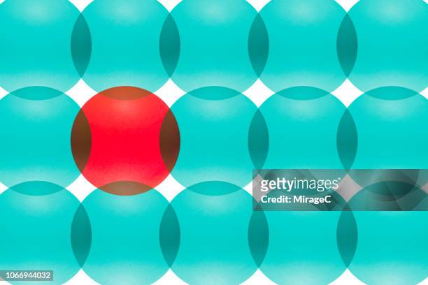 isolated sphere - focus concept stock-fotos und bilder