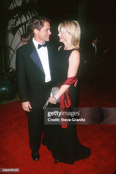 Rob Lowe & Wife during The 14th Annual Moving Picture Ball American Cinematheque Award Honoring Jodie Foster at Beverly Hilton Hotel in Beverly...