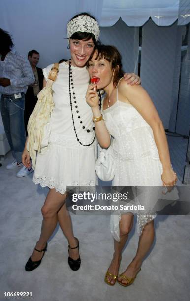 Sarah Flicker and Natasha Wagner during Dior Dance for Life to Benefit the Aaliyah Memorial Fund, a Program of the Entertainment Industry Foundation...