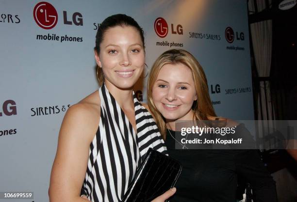 Jessica Biel and Beverley Mitchell helped LG Mobile Phones celebrate Sirens & Sailors fashion show and cocktail reception *Exclusive*